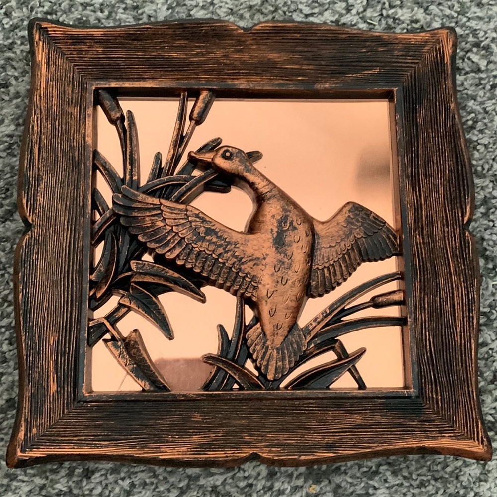 Coppercraft Guild wall decor with dimensional goose